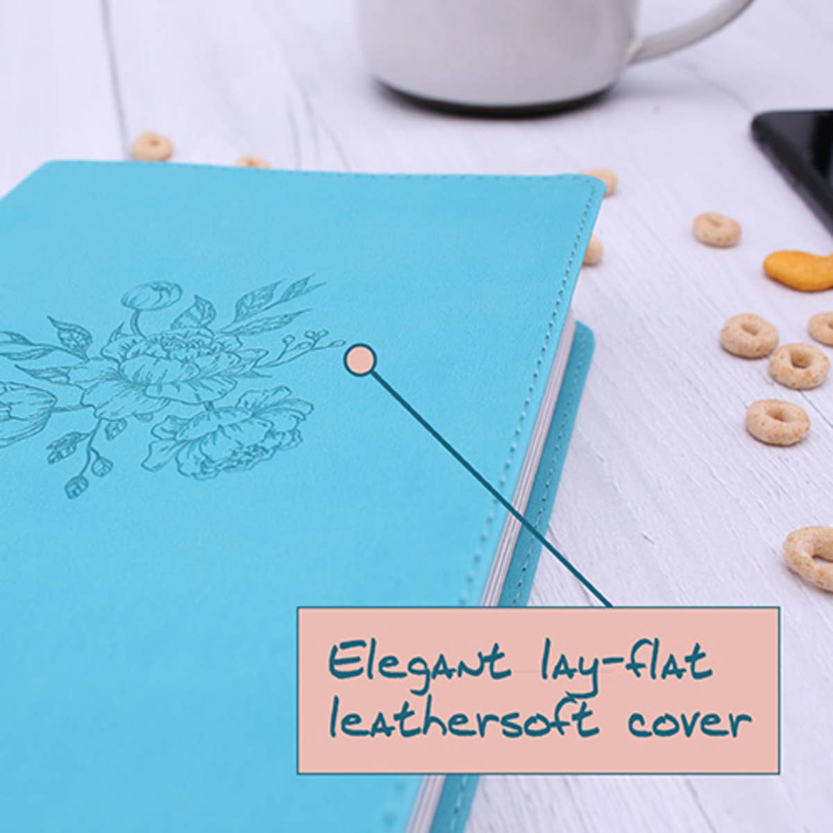 NIV The Busy Mom's Bible, Leathersoft, Teal, Red Letter