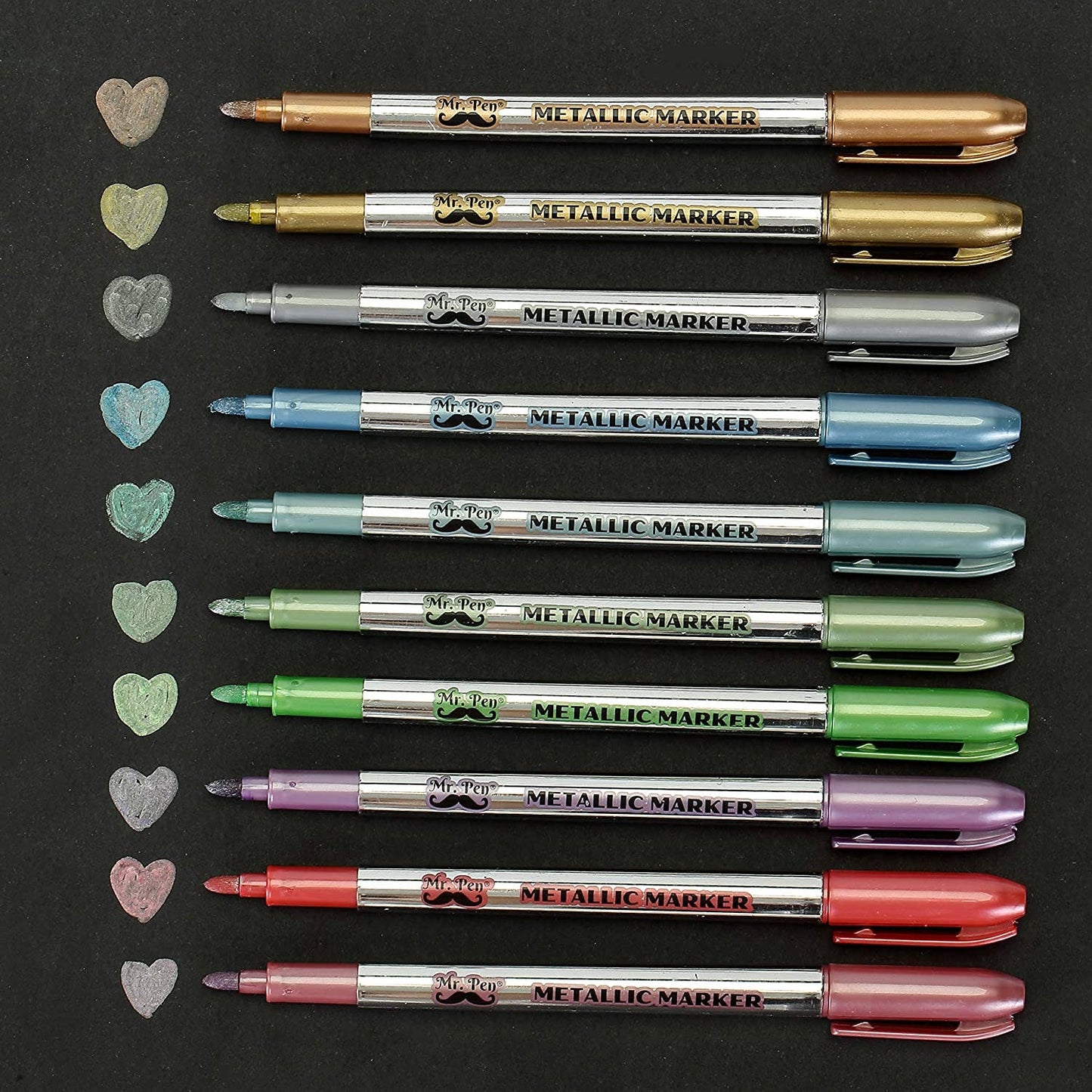 Mr. Pen Metallic Markers: Vibrant Colors for Art