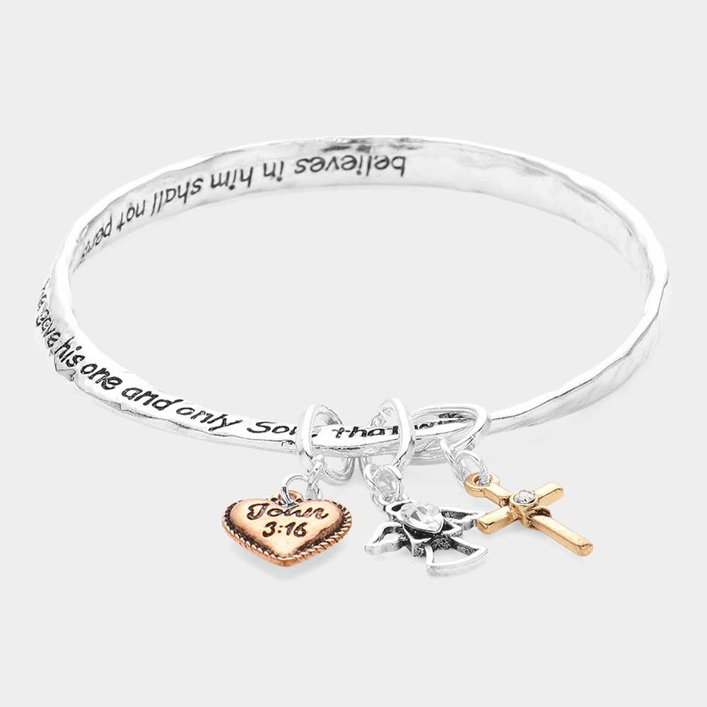 John 3:16 Bangle Bracelet