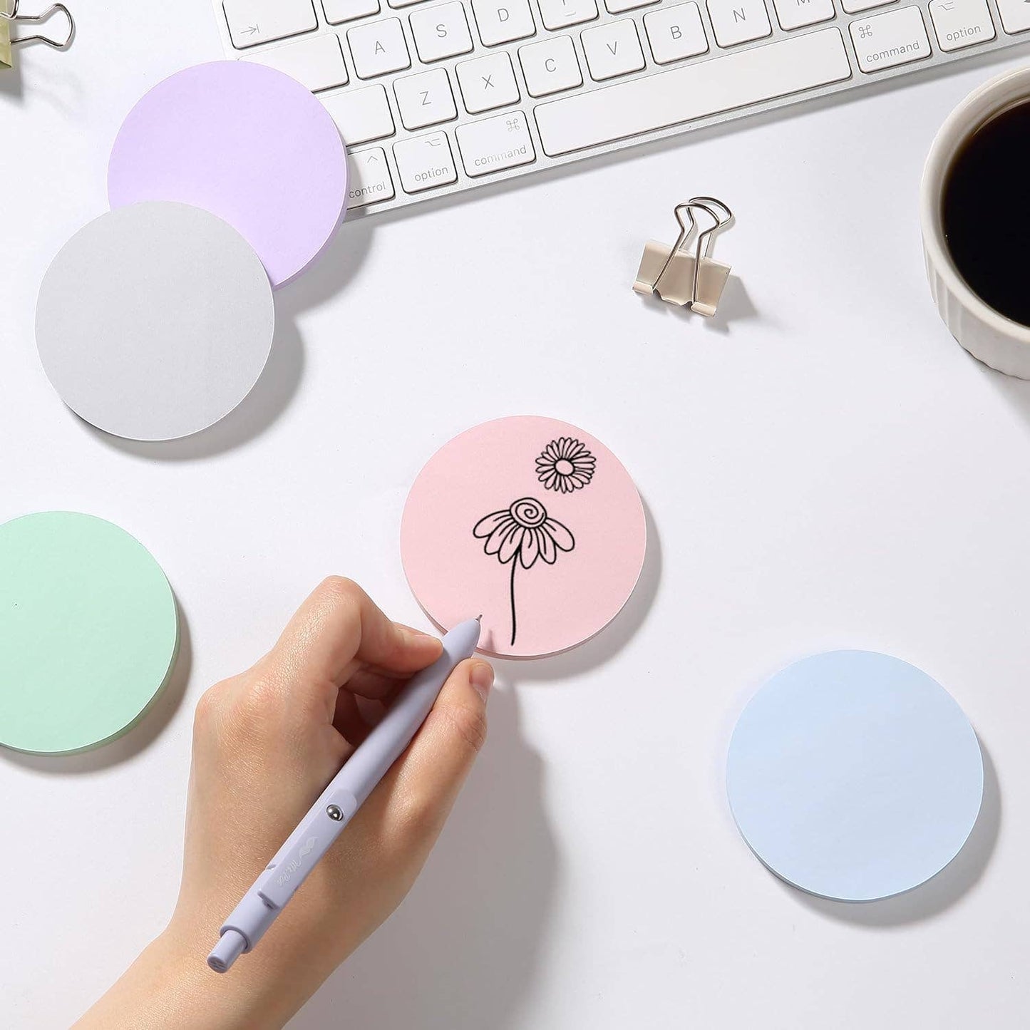 Colorful Round Sticky Notes
