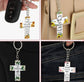 Cross scripture keychains