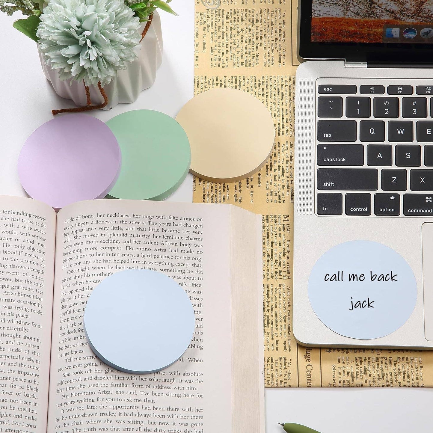 Colorful Round Sticky Notes