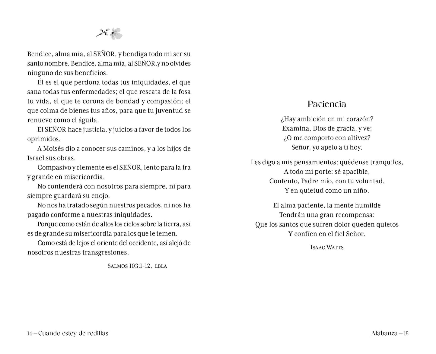 Cuando estoy de rodillas