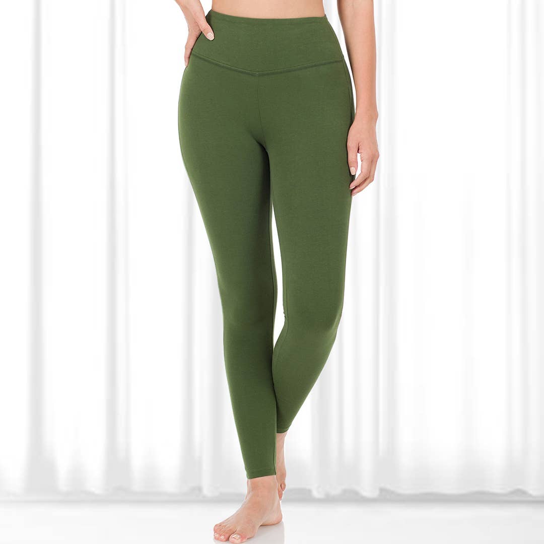 `.Tummy control waistband leggings