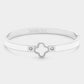 Quatrefoil Hinged Bracelet