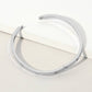 Stainless Steel Stone Paved Hinged Bangle Bracelet