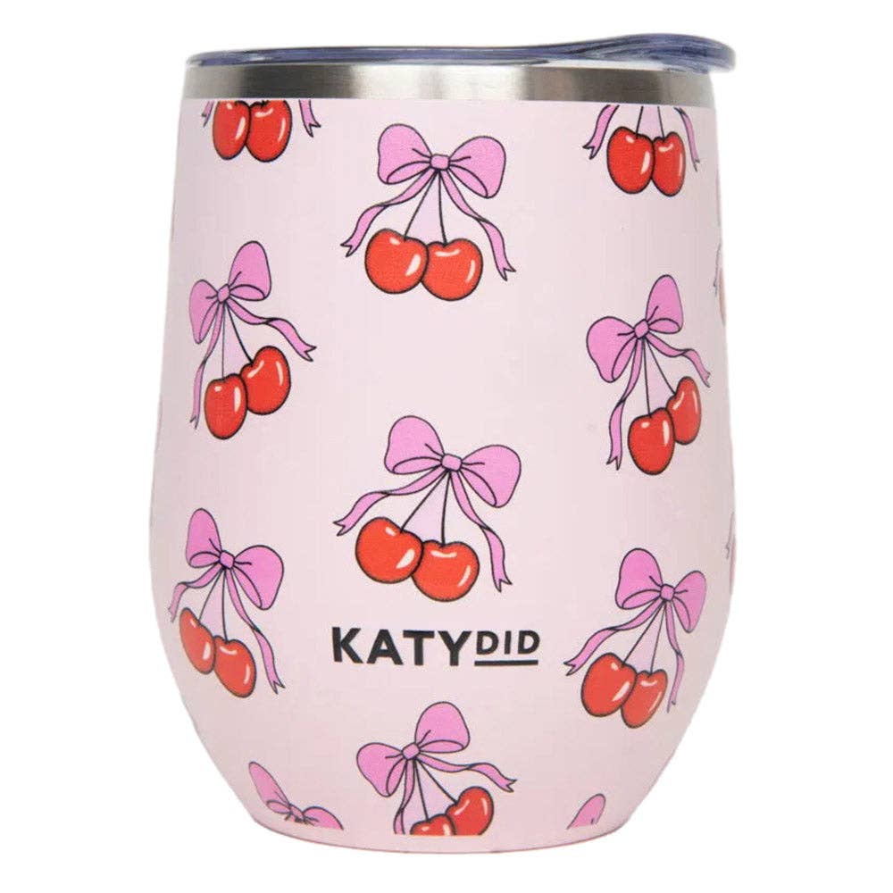 Cherry Bow Wholesale Valentine's WINE TUMBLER Cup
