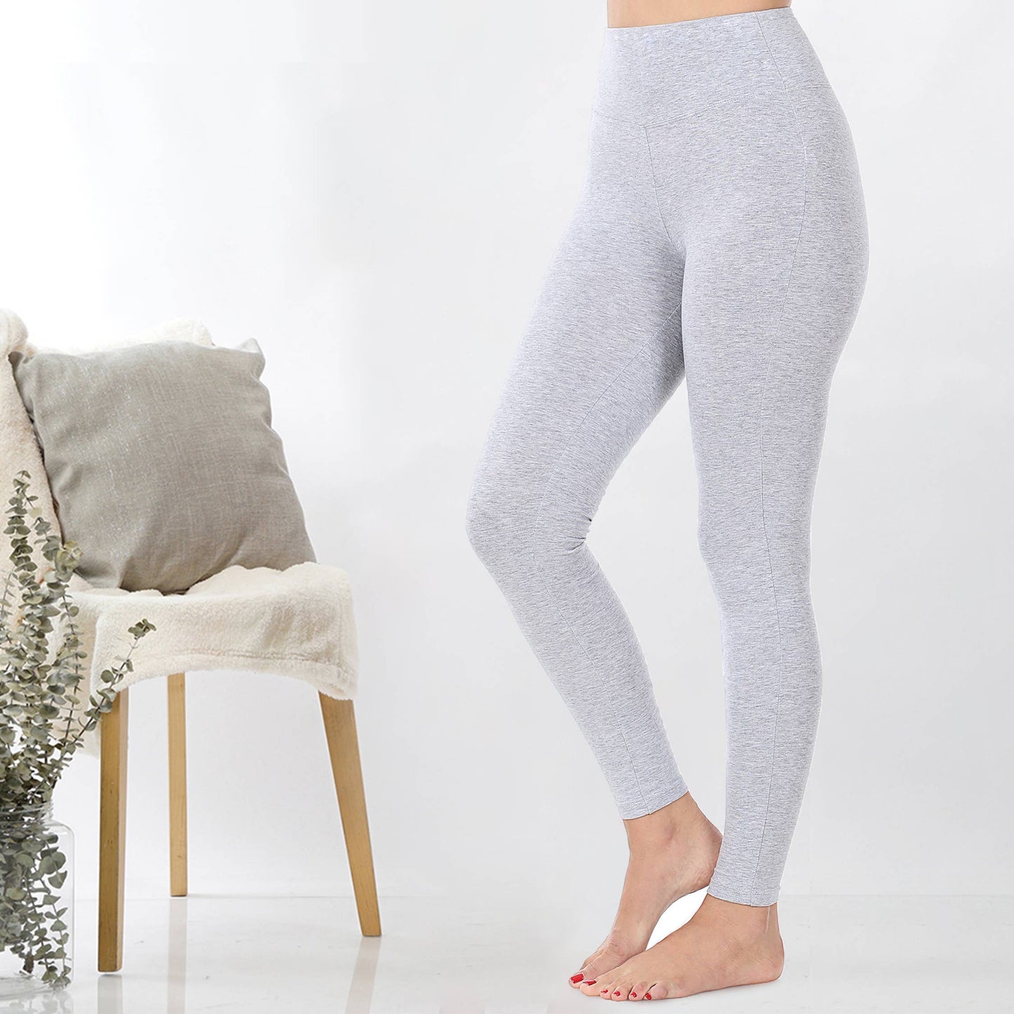 `.Tummy control waistband leggings