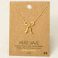 Ribbon Bow Pendant Necklace